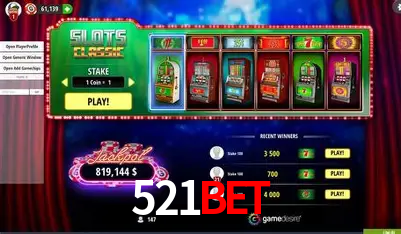 Descubra o Mundo do Cassino Online com 521BET